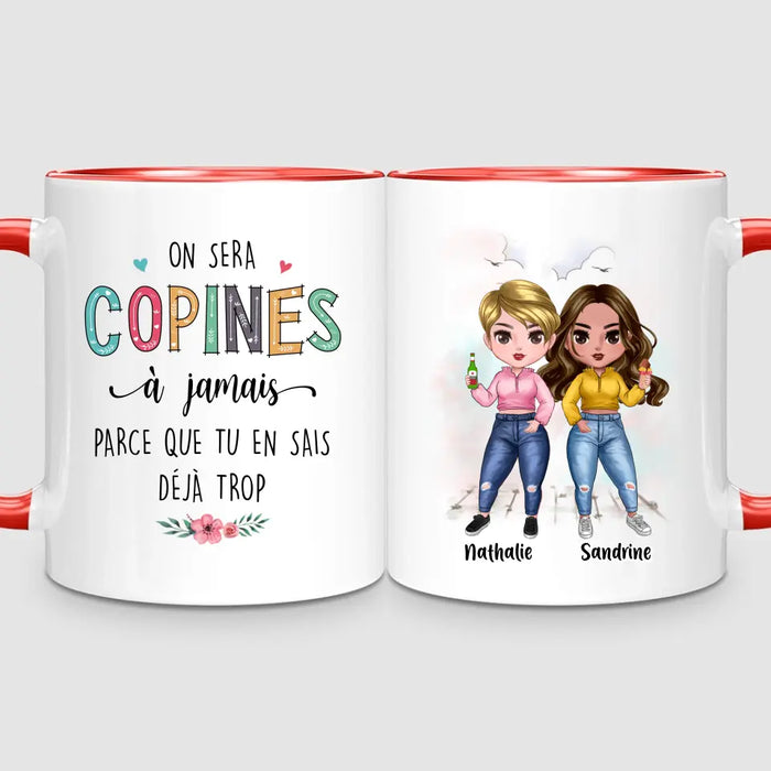 Jusqu'à 7 Amies | Mug Personnalisé