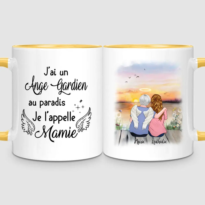 Mamie & Petite-Fille | Hommage | Mug Personnalisé