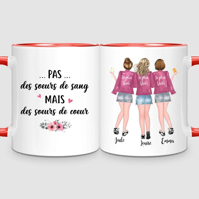 Jusqu'à 5 Meilleures Amies | Mug Personnalisé