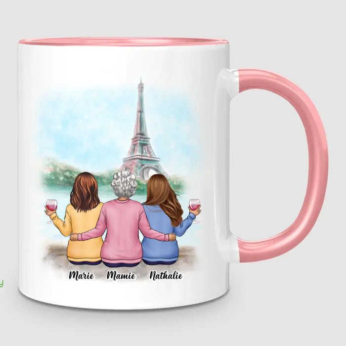 Mamie & 2 Petites-Filles | Mug Personnalisé