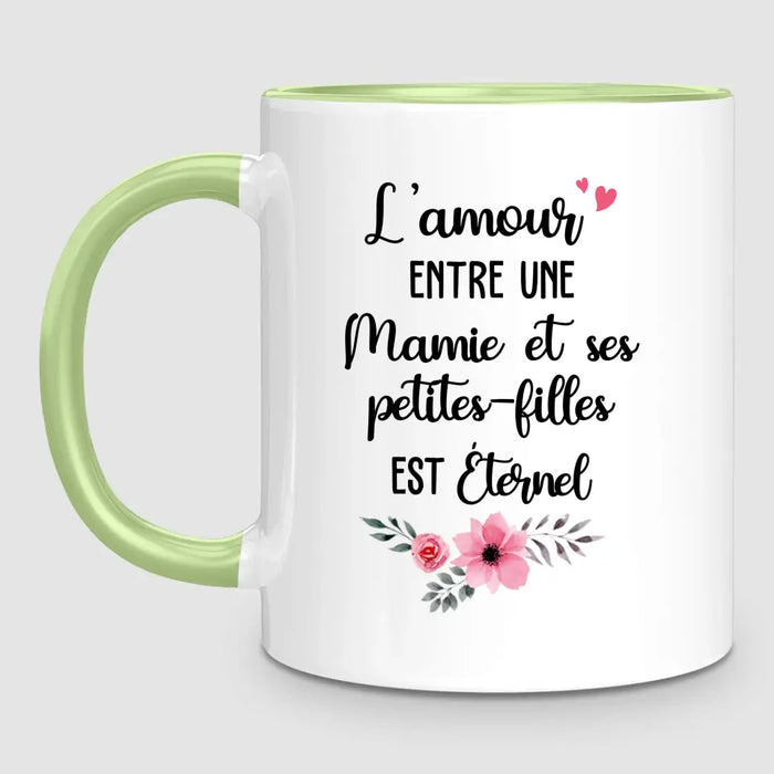 Mamie & 2 Petites-Filles | Hommage | Mug Personnalisé