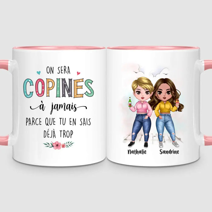 Jusqu'à 7 Amies | Mug Personnalisé