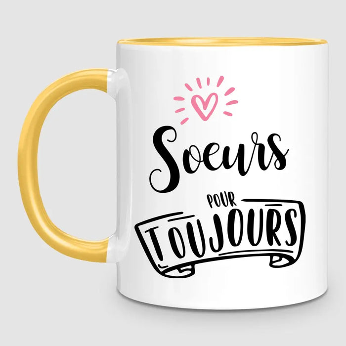 Jusqu'à 5 Soeurs | Mug Personnalisé