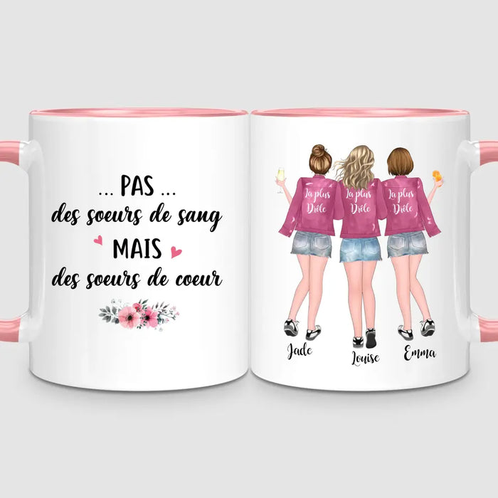 Jusqu'à 5 Meilleures Amies | Mug Personnalisé