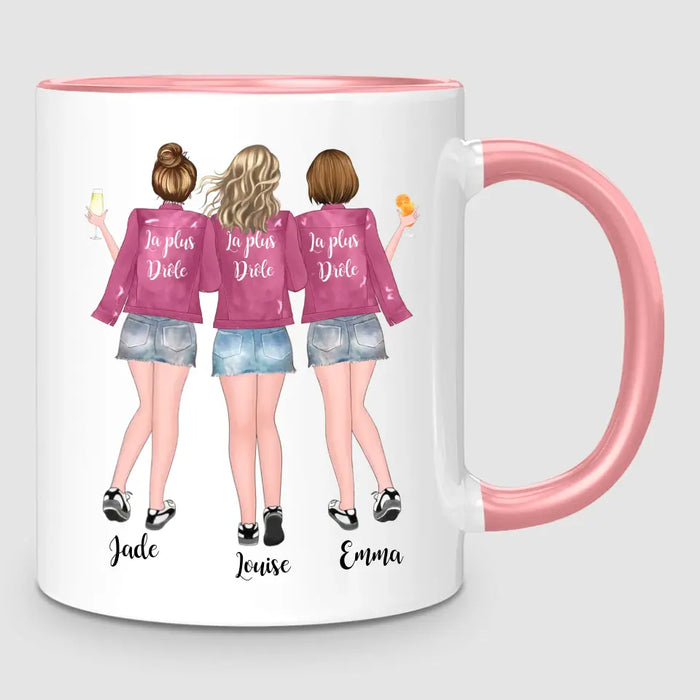 Jusqu'à 5 Meilleures Amies | Mug Personnalisé