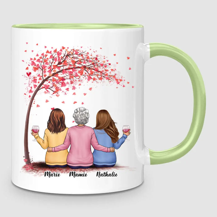 Mamie & 2 Petites-Filles | Mug Personnalisé