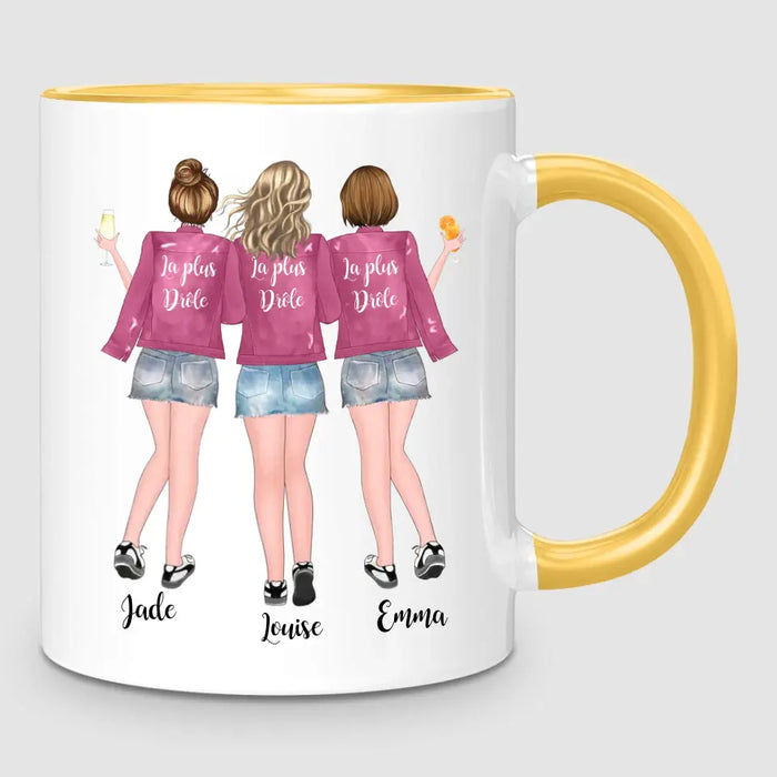 Jusqu'à 5 Meilleures Amies | Mug Personnalisé