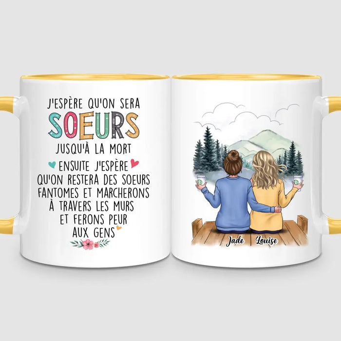 Jusqu'à 6 Soeurs | Mug Personnalisé