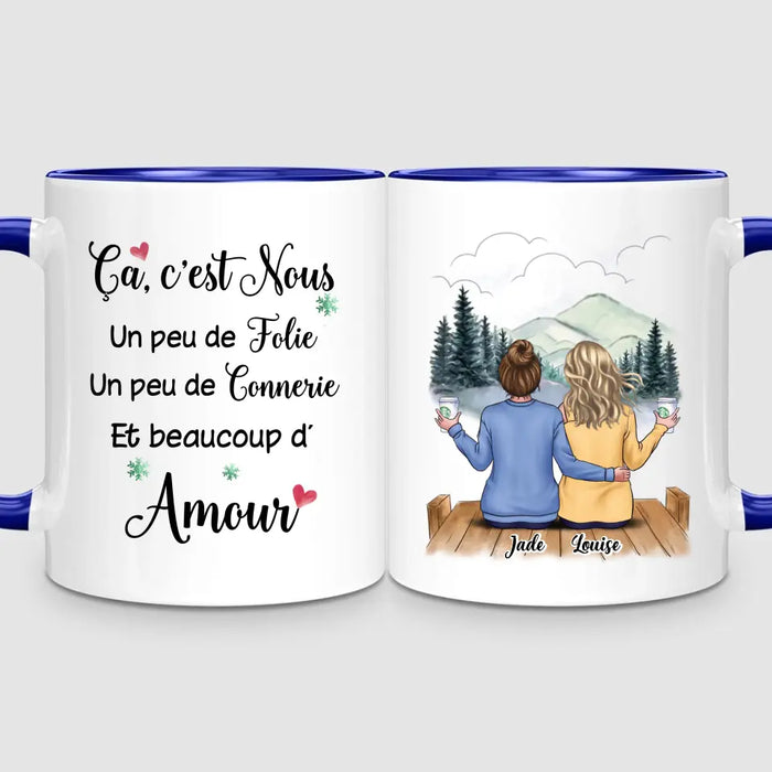 Jusqu'à 6 Meilleures Amies | Mug Personnalisé