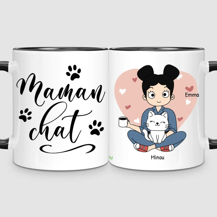 Maman Chat  | Mug Personnalisé