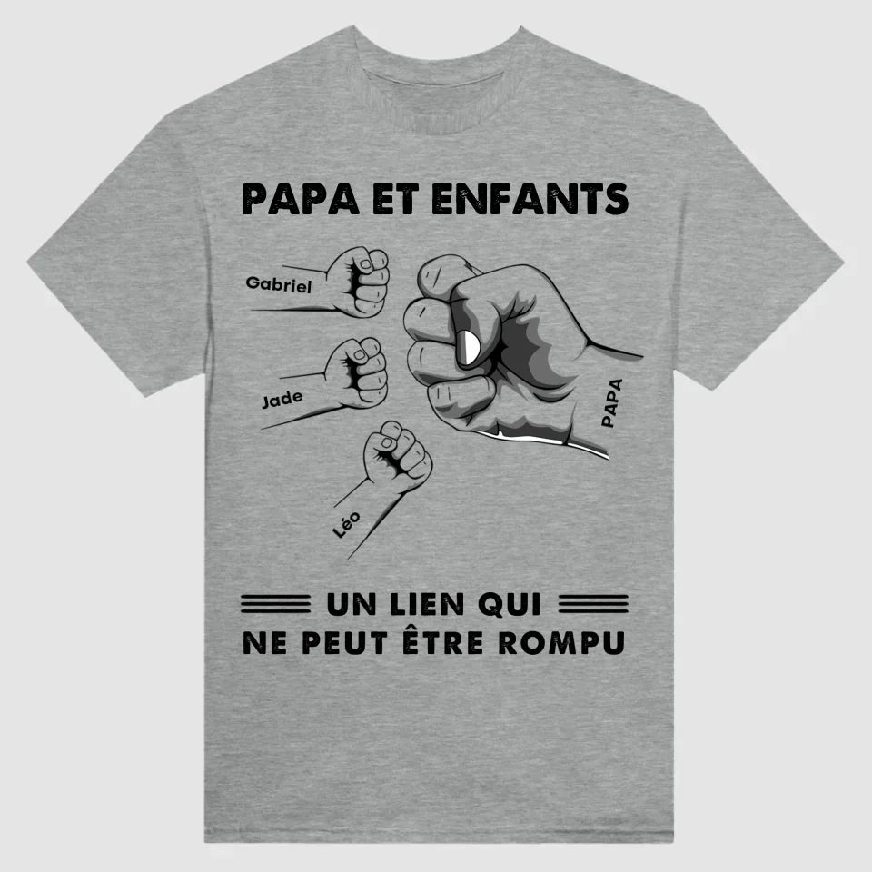 Jusqu'à 7 Enfants | Bosse de Poing | T-Shirt Personnalisé