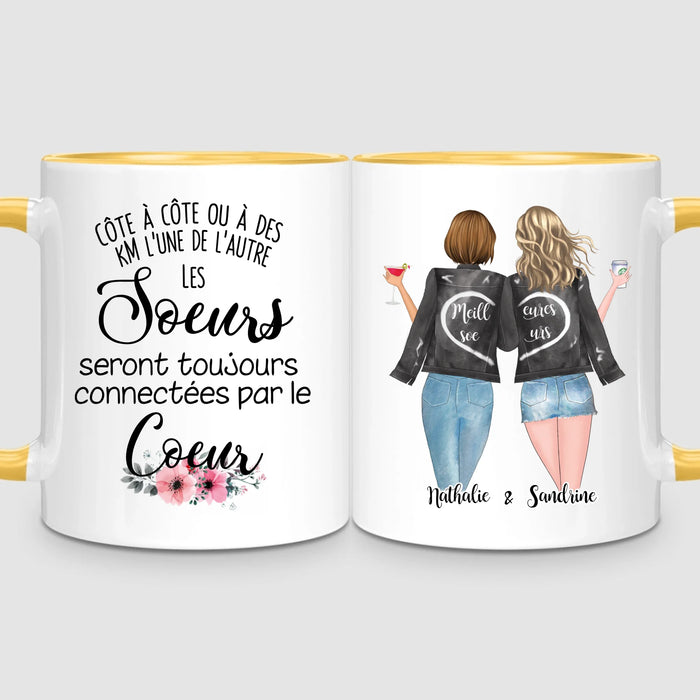 Jusqu'à 4 Soeurs | Mug Personnalisé