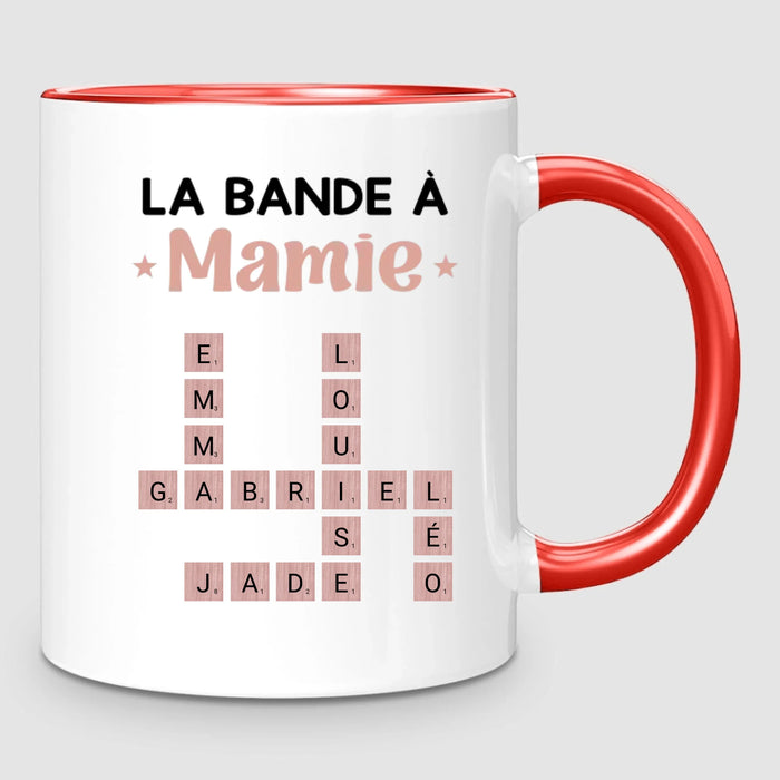 La Bande À Mamie - Mots Croisés | Mug Personnalisé