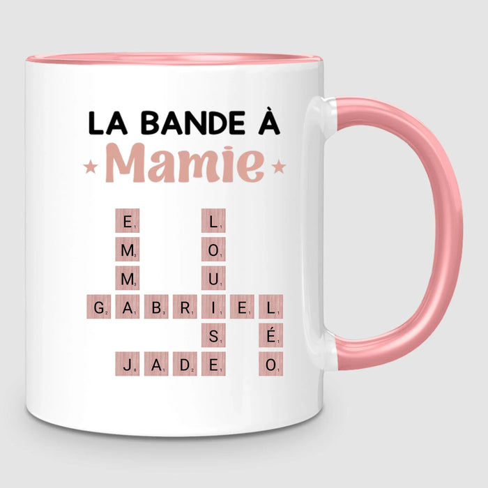 La Bande À Mamie - Mots Croisés | Mug Personnalisé