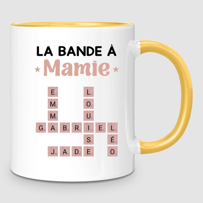 La Bande À Mamie - Mots Croisés | Mug Personnalisé