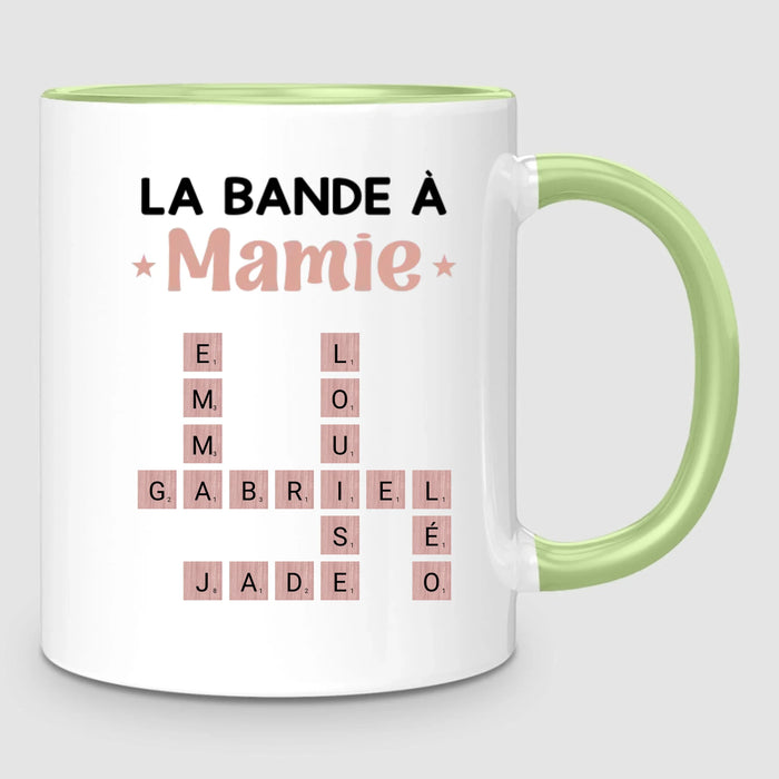 La Bande À Mamie - Mots Croisés | Mug Personnalisé