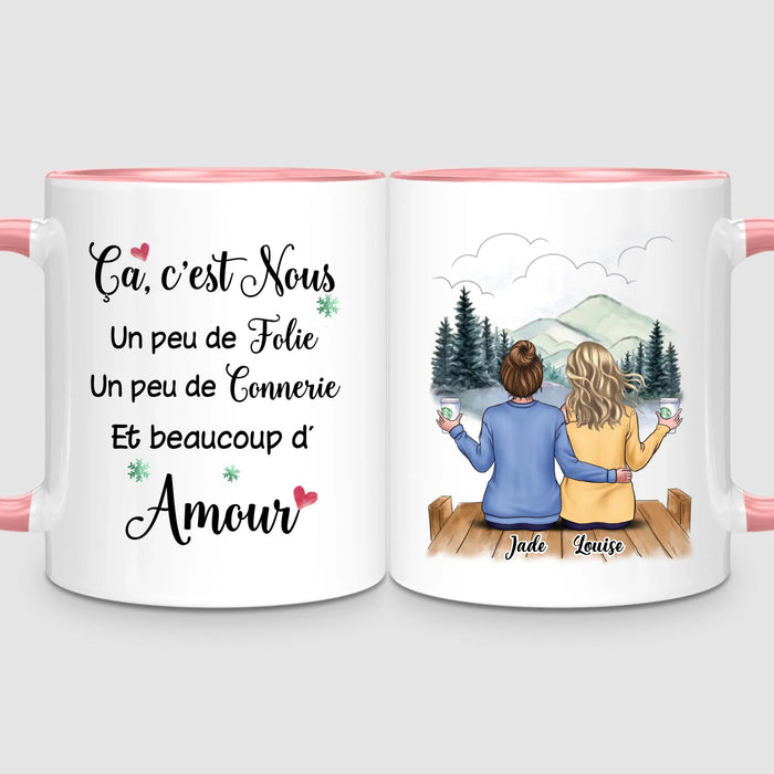 Jusqu'à 6 Meilleures Amies | Mug Personnalisé
