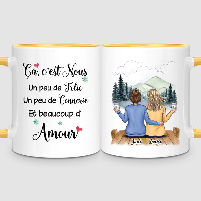 Jusqu'à 6 Meilleures Amies | Mug Personnalisé