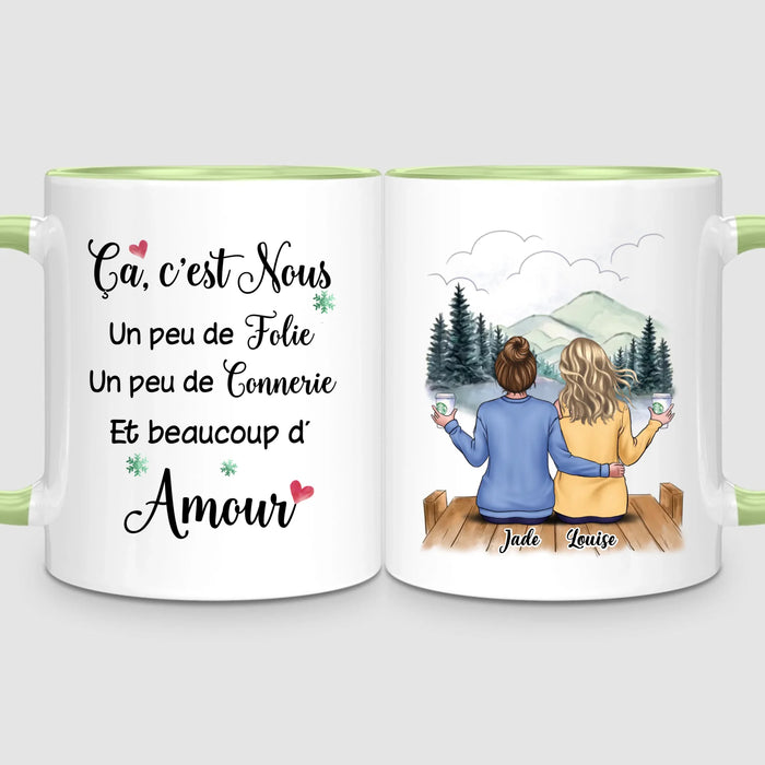 Jusqu'à 6 Meilleures Amies | Mug Personnalisé