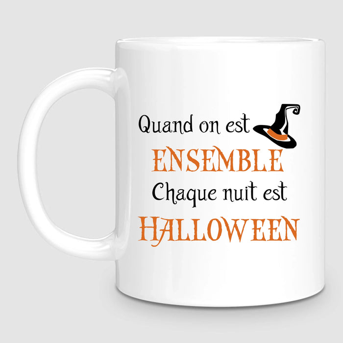 2 Filles à Halloween | Mug Personnalisé