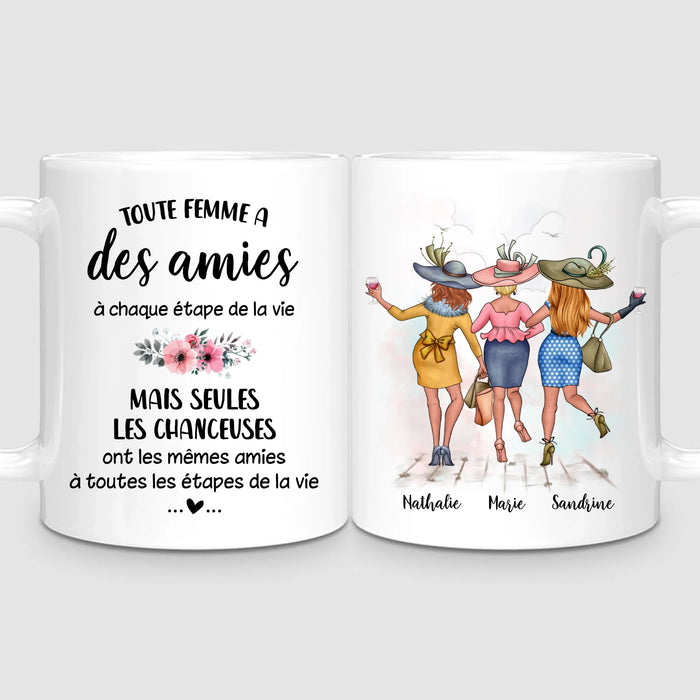 3 Amies Élégantes | Mug Personnalisé