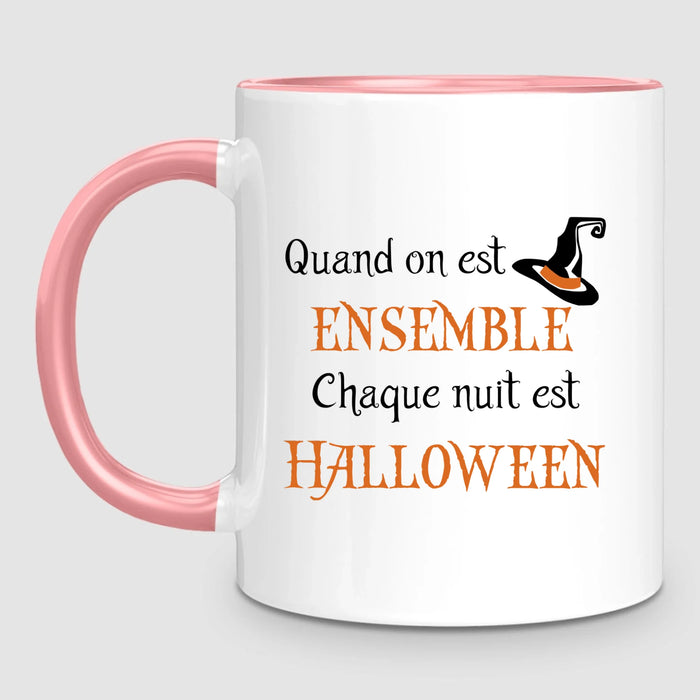 2 Filles à Halloween | Mug Personnalisé
