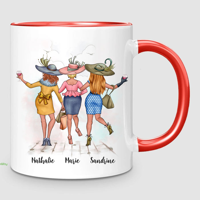 3 Amies Élégantes | Mug Personnalisé