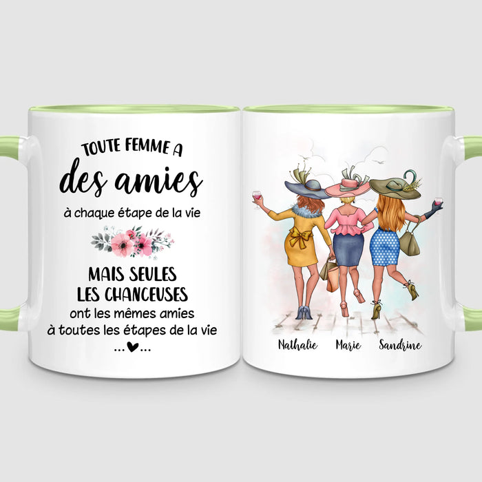 3 Amies Élégantes | Mug Personnalisé