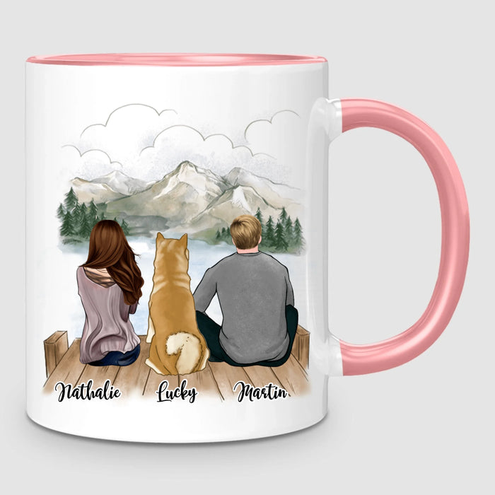 Couple & Chien | Mug Personnalisé