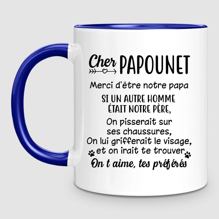 Homme & jusqu'à 3 Chats | Mug Personnalisé