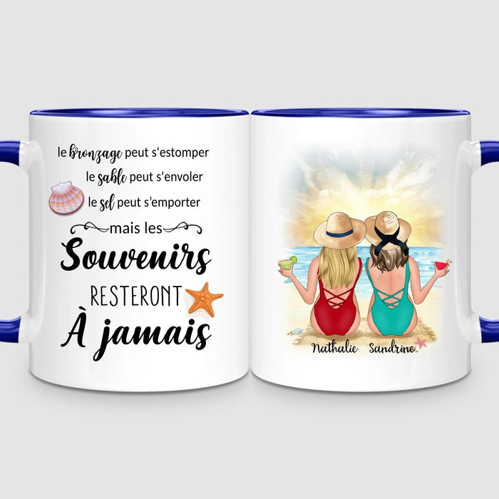 2 Filles à la Plage | Mug Personnalisé
