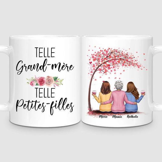 Mamie & 2 Petites-Filles | Mug Personnalisé