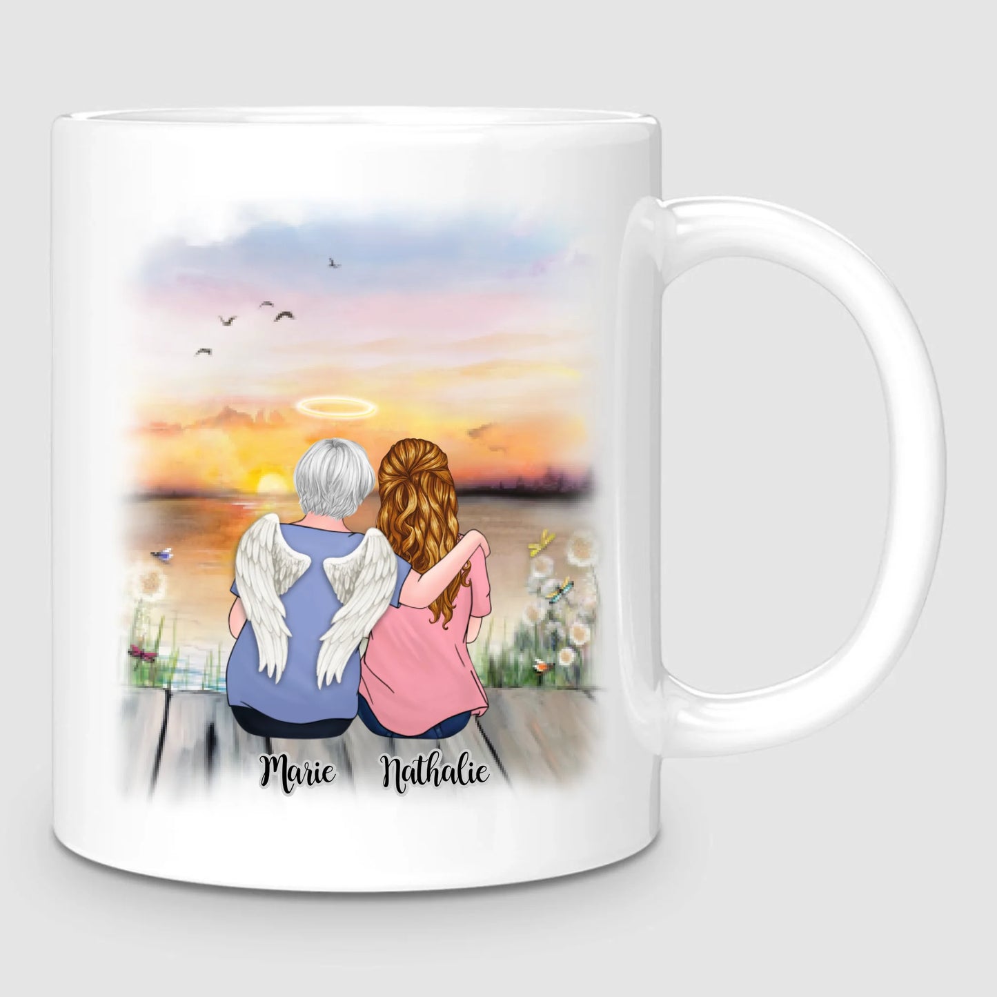Mamie & Petite-Fille | Hommage | Mug Personnalisé