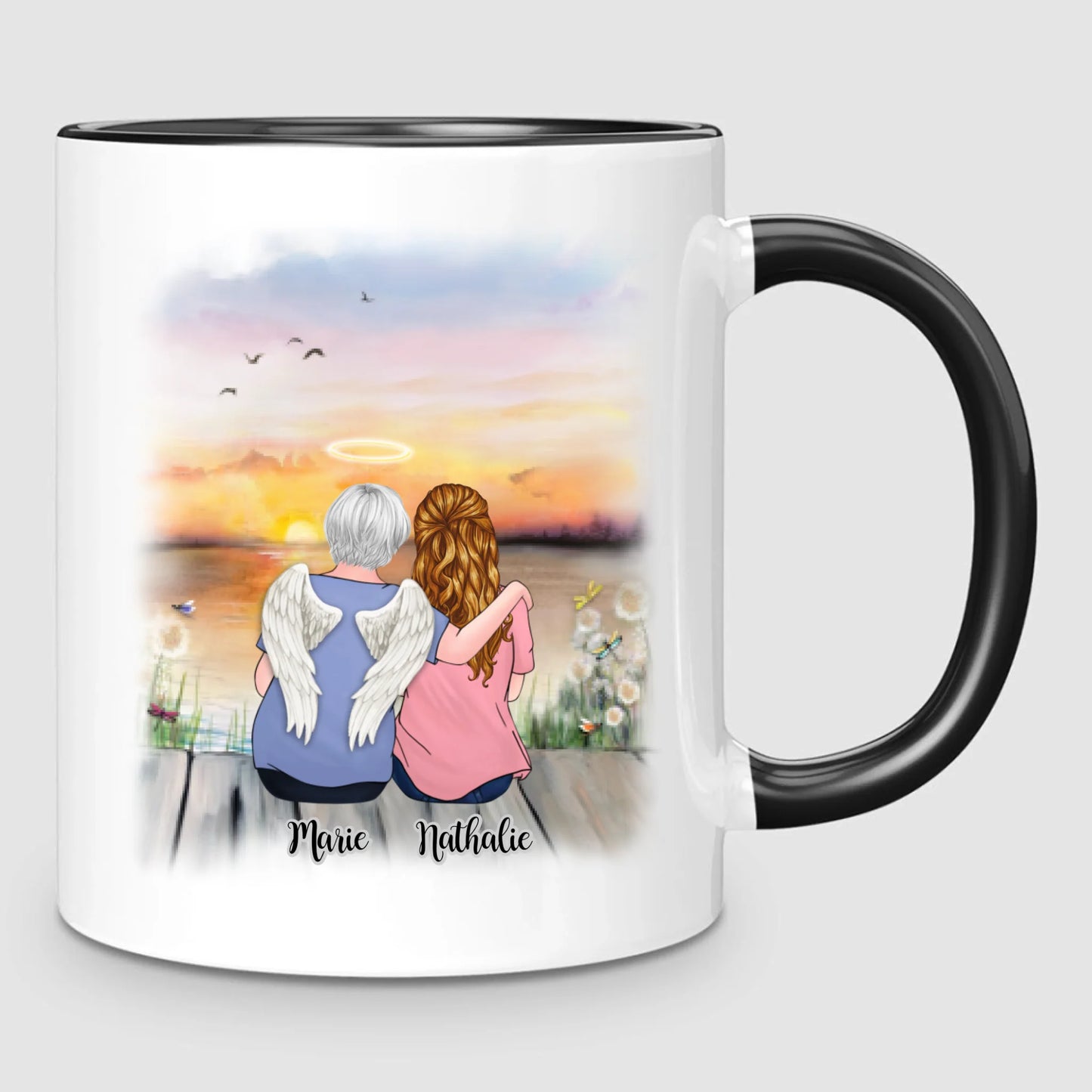 Mamie & Petite-Fille | Hommage | Mug Personnalisé