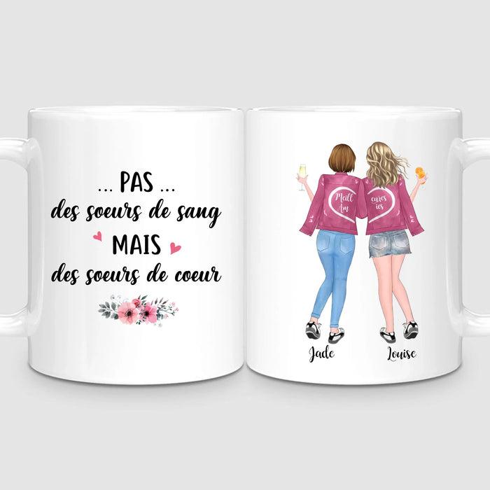 Jusqu'à 5 Meilleures Amies | Mug Personnalisé