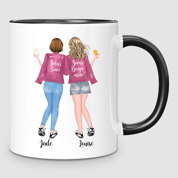 Jusqu'à 5 Soeurs | Mug Personnalisé