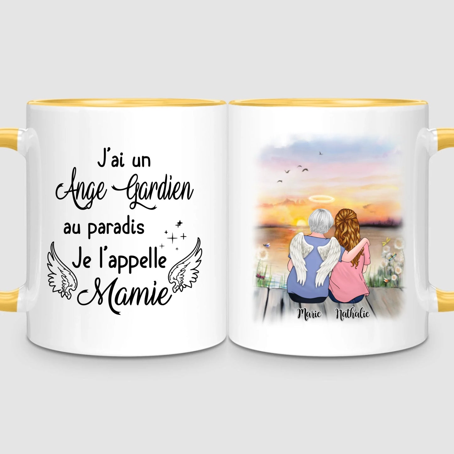 Mamie & Petite-Fille | Hommage | Mug Personnalisé