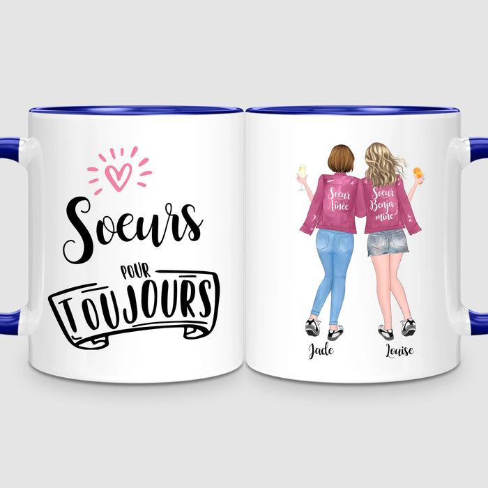 Jusqu'à 5 Soeurs | Mug Personnalisé