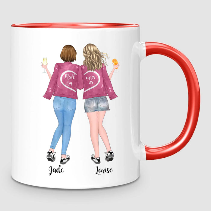 Jusqu'à 5 Meilleures Amies | Mug Personnalisé