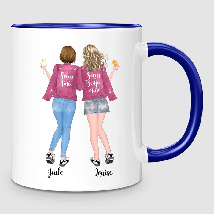 Jusqu'à 5 Soeurs | Mug Personnalisé