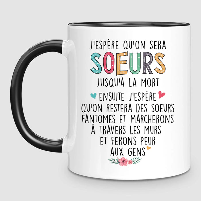 Jusqu'à 6 Soeurs | Mug Personnalisé