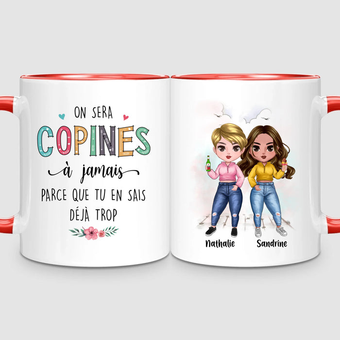 Jusqu'à 7 Amies | Mug Personnalisé