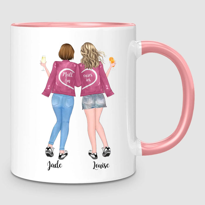 Jusqu'à 5 Meilleures Amies | Mug Personnalisé