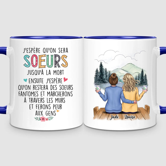 Jusqu'à 6 Soeurs | Mug Personnalisé