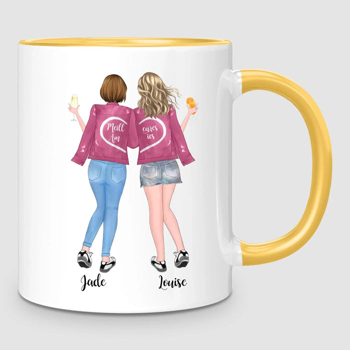 Jusqu'à 5 Meilleures Amies | Mug Personnalisé