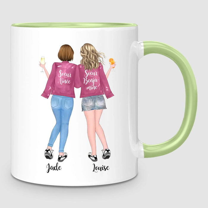 Jusqu'à 5 Soeurs | Mug Personnalisé