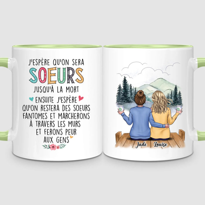 Jusqu'à 6 Soeurs | Mug Personnalisé