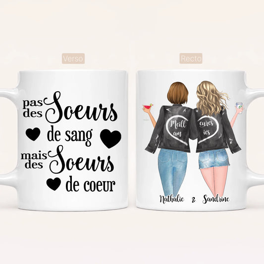 Jusqu'à 4 Meilleures Amies | Mug Personnalisé