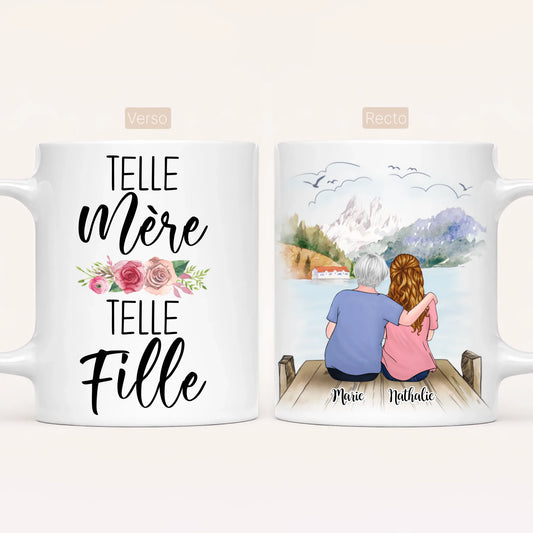 Telle Mère, Telle Fille | Mug Personnalisé
