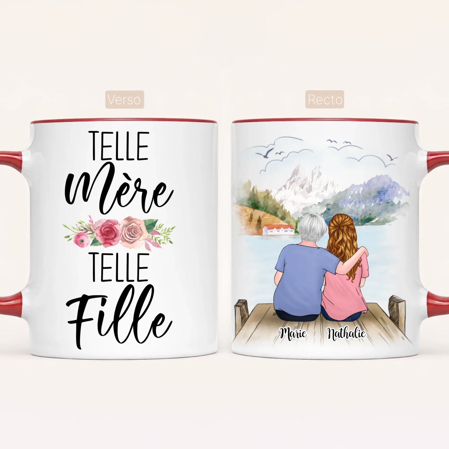 Telle Mère, Telle Fille | Mug Personnalisé
